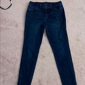 dark washed jeans